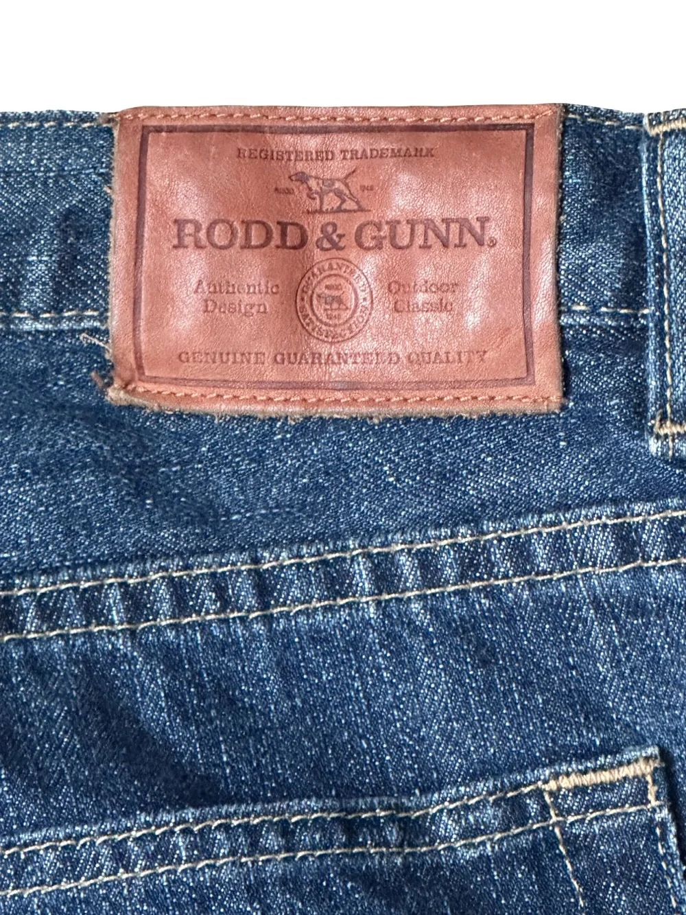 Rodd & Gunn Men’s Straight Fit Jeans Indigo Wash 38x34